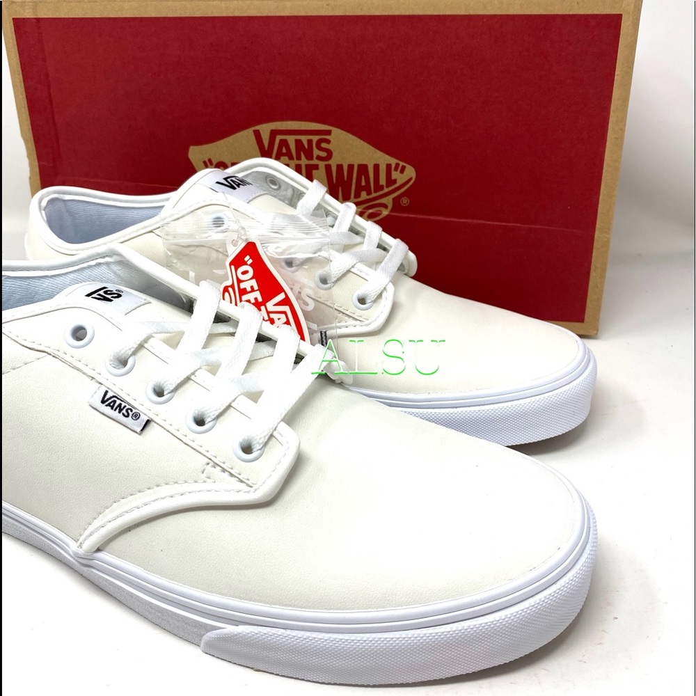 VANS Atwood Leather True White Men’s Sneakers - Picture 9 of 10
